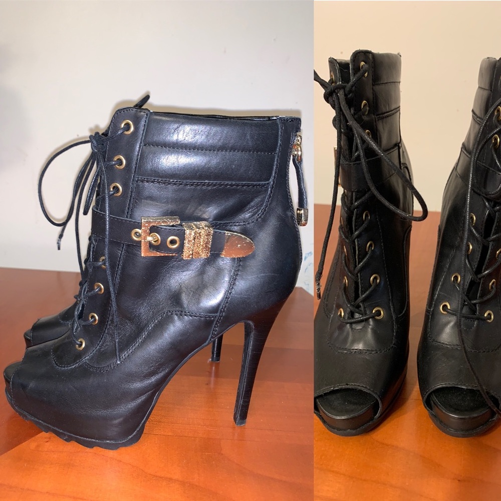 Guess Bootie leather upper
